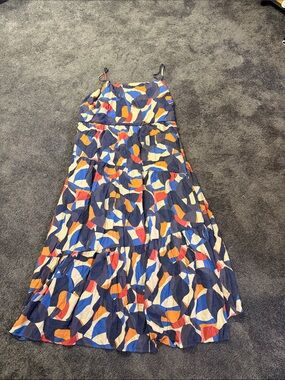 Nine West Multicolor strapless Lined dress
